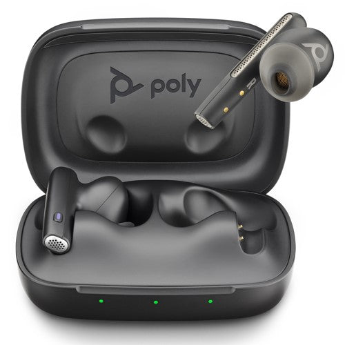 Poly Voyager Free 60 UC, Basic Charge Case, USB-A, Carbon Black P/N 22