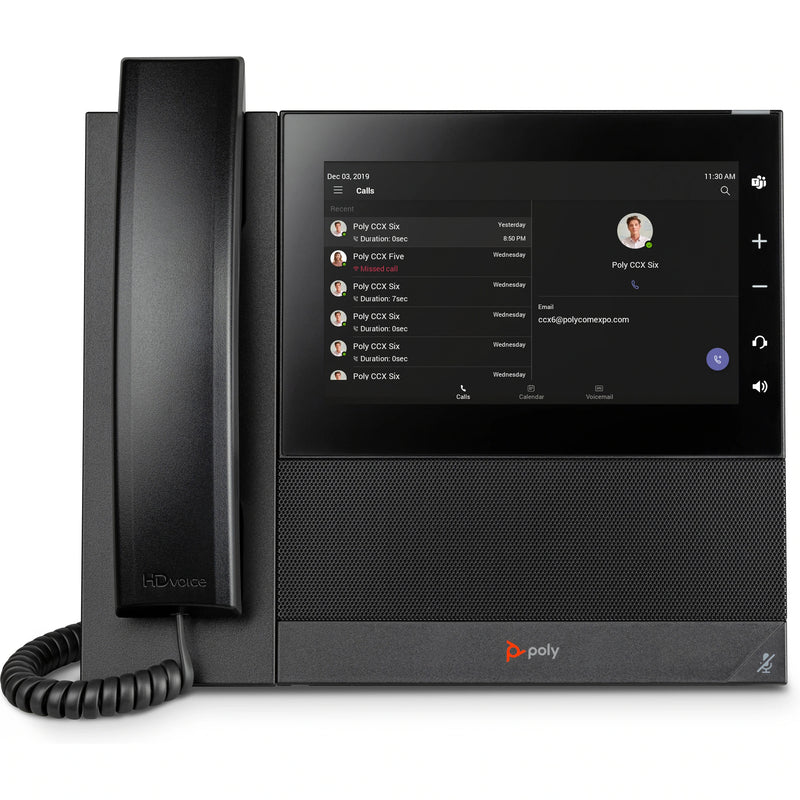 Poly CCX 600 Business Media Phone for Microsoft Teams and PoE-enabled 82Z84AA