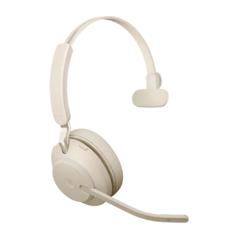 Jabra Evolve2 65 USB-A Link380a UC Mono Stand Beige 26599-889-988