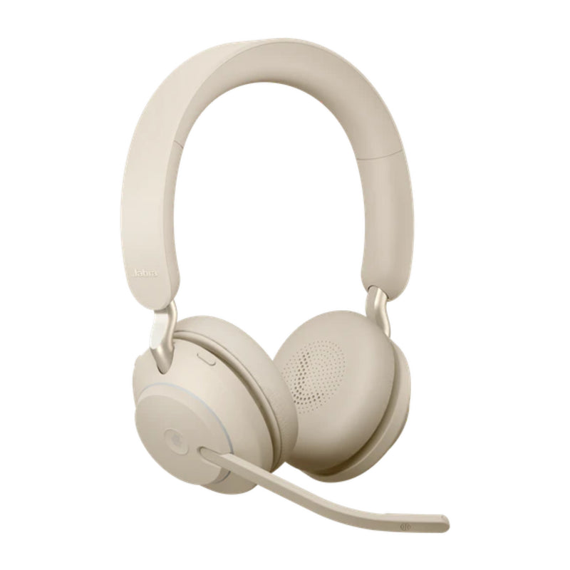 Jabra Evolve2 65 USB-C Link380c MS Stereo with Stand - Beige 26599-999-888