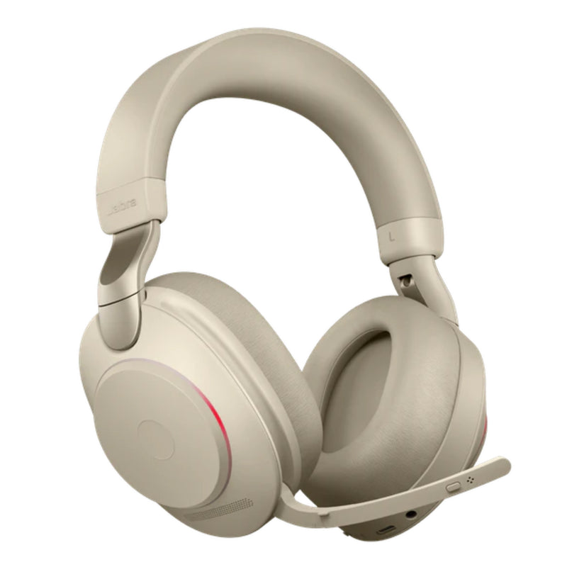 Jabra Evolve2 85 USB-A Link380a UC Stereo with Stand - Beige 28599-989-988