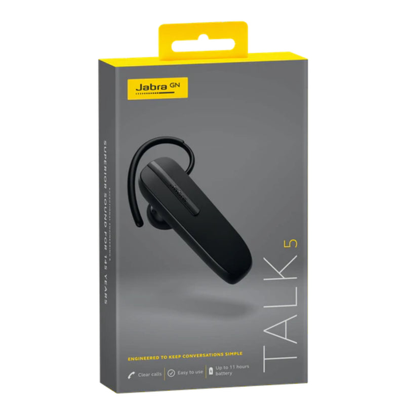 Jabra Talk 5 Bluetooth Headset 100-92046900-02