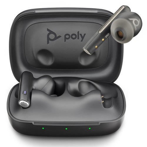 Poly Voyager Free 60 UC, Basic Charge Case, USB-A, Carbon Black P/N 220756-01